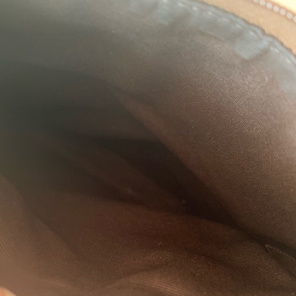 SOLD Coach Brown & Tan Signature- Crossbody Bag - Picture 7 of 8